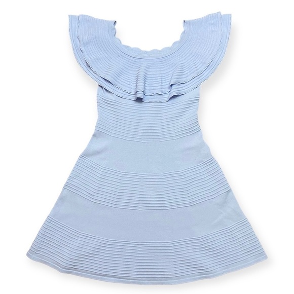 ELIZA J Off the Shoulder Fit & Flare Dress - Size Medium - Picture 2 of 14